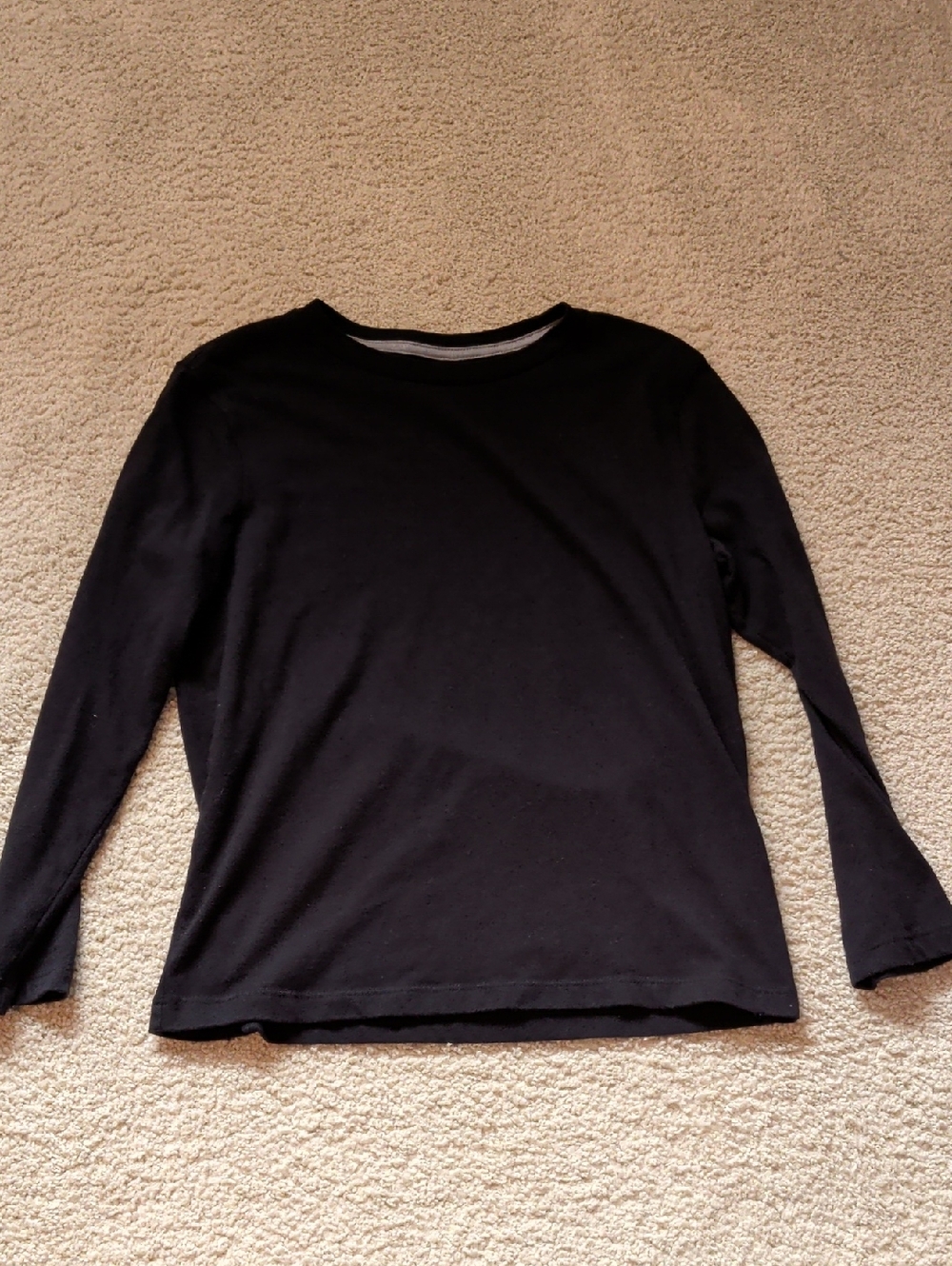 Kids Black Crewneck Tee